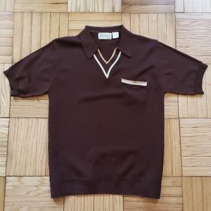 Men's 70s Vintage Sweater Shirt